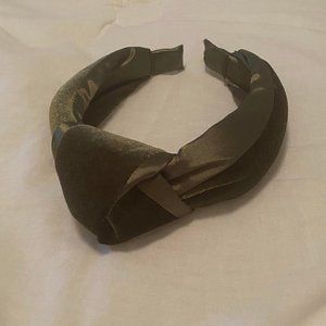 Olive Green Knot Headband